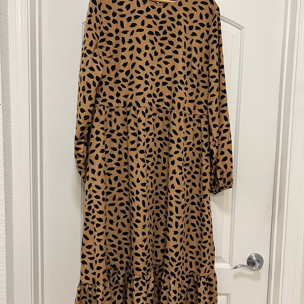 Missguided Cheetah Print Dress